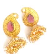 Traditional Purple  Jhumkas 