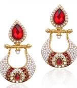 Maroon Red chandbali