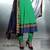 Green embroidered georgette salwar
