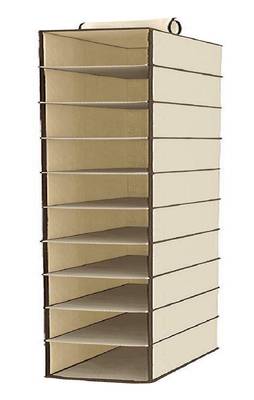 10 Tiers Clothes Hanging Organizer, Wardrobe For Regular Garments, Shoes Storage Set Of 1 Pc 2