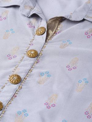 Light-grey printed liva long-kurtis 5