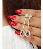 Gold diamond earrings