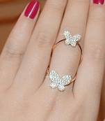 Gold diamond rings