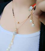 Gold diamond mangalsutra