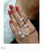 Gold diamond mangalsutra