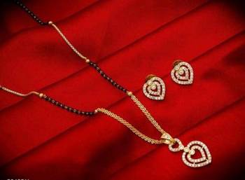 Gold diamond mangalsutra 1