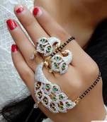 Gold diamond mangalsutra