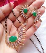 Gold diamond mangalsutra