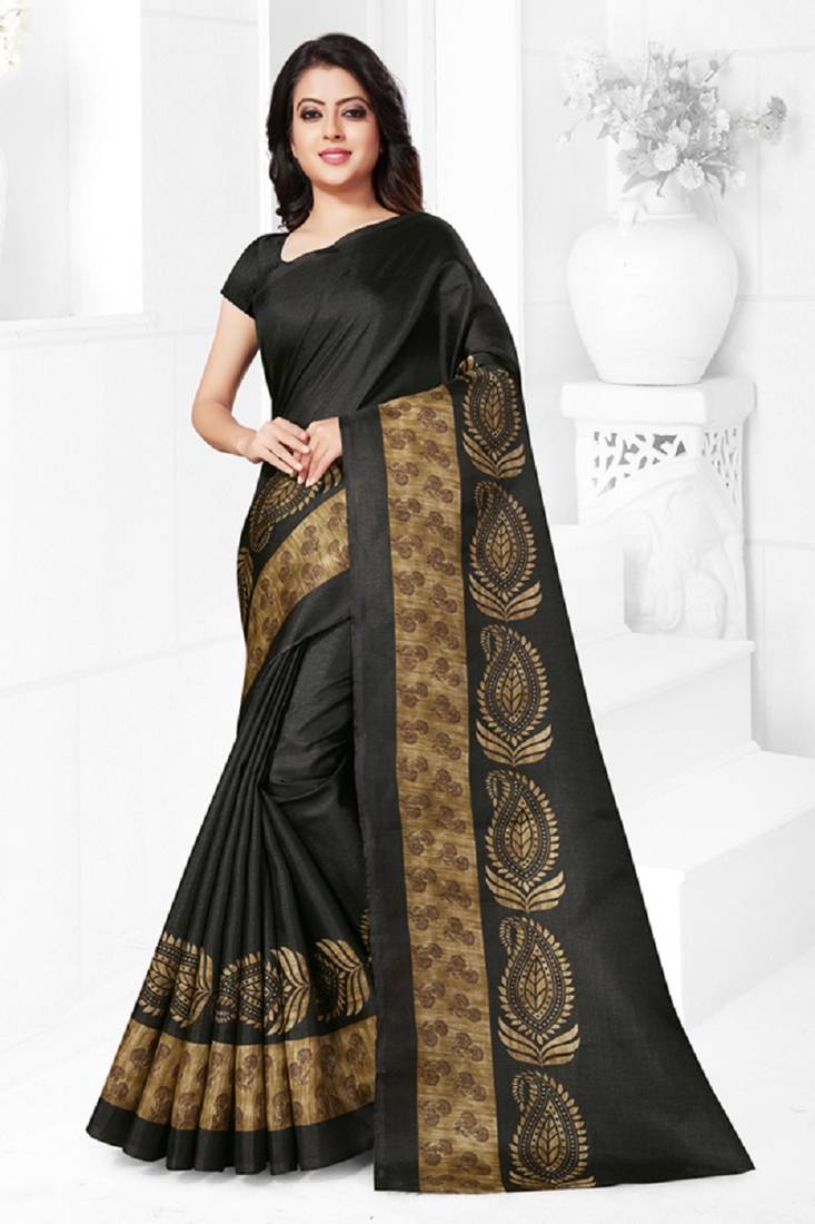 Dark pink hand woven cotton saree with blouse