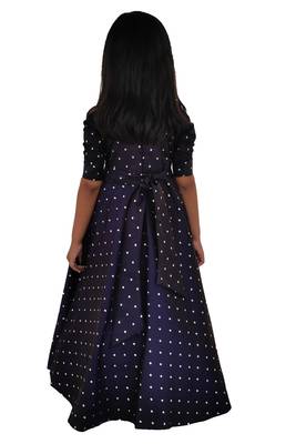 Kids Blue Long Leatest Design Down For Girls 2