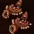Kundan and Stone Embellished Designer Danglers for Wedding 217EDS253