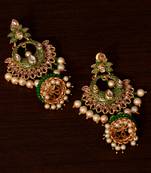 Kundan and Stone Embellished Designer Danglers for Wedding 217EDS255
