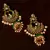 Kundan and Stone Embellished Designer Danglers for Wedding 217EDS255