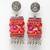 Pink earrings