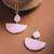 Pink earrings