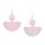 Pink earrings