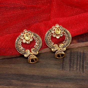 Gold Danglers Drops 2