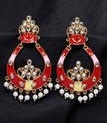 Maroon Danglers Drops