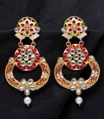 Maroon Danglers Drops