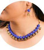 Blue Pearl Necklaces