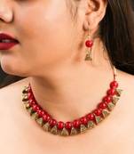Red Pearl Necklaces
