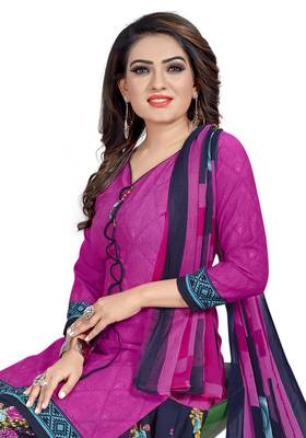 Pink printed lawn salwar 2