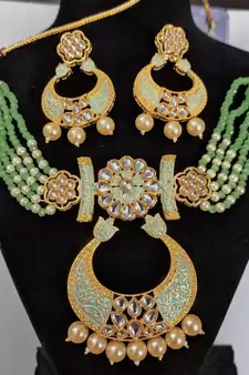 Green necklaces