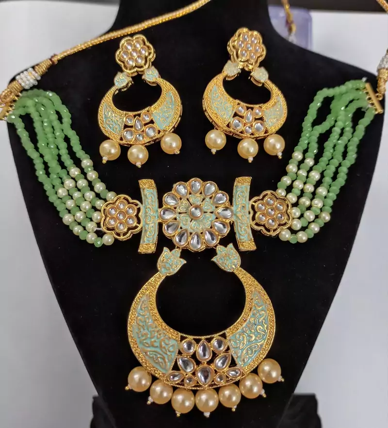 Green necklaces