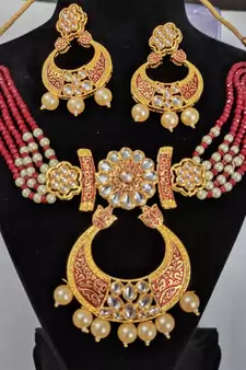 Red necklaces