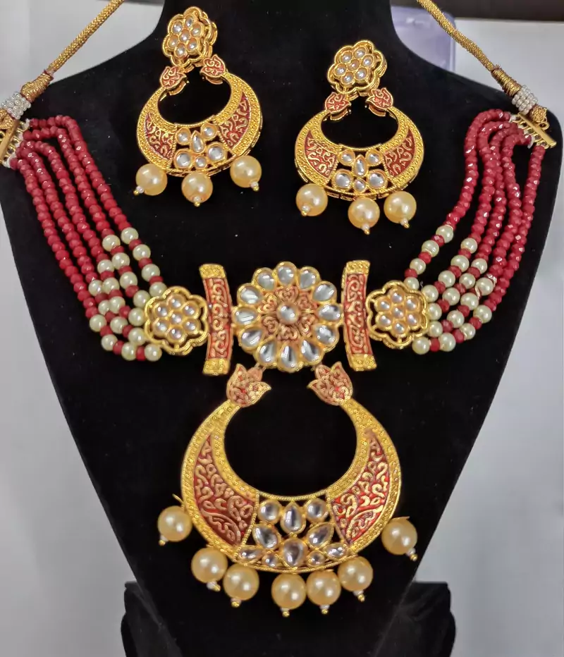 Red necklaces
