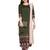 Olive printed art silk salwar