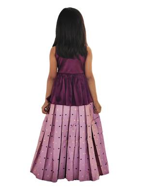 Kids Bit Top And Pink Lehenga Choli 2