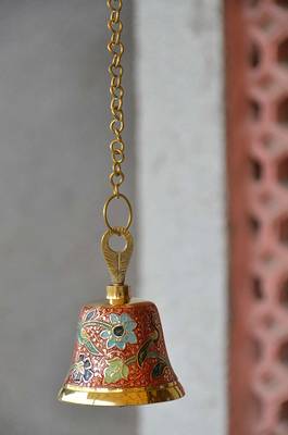 Brass Hand Held Musical Puja Bell 1