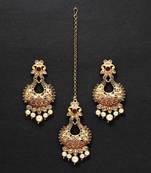 Maroon Danglers Drops