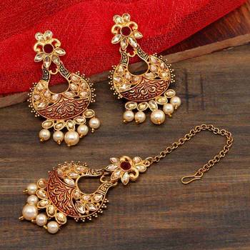 Maroon Danglers Drops 2