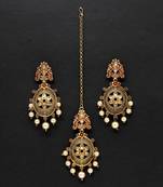 Maroon Danglers Drops