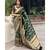 Black Woven banarasi saree with blouse