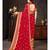 Red Embroidered Art Silk saree with blouse