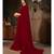 Maroon Plain Georgette saree with blouse