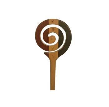 Jain Exports Multicolor Jalebi Shape Wooden HairStick 2