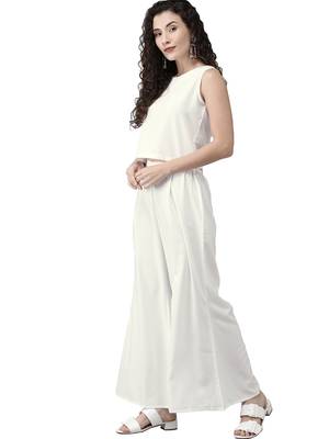Off-white self design crepe salwar 3