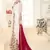 Off-White Embroidered Faux Georgette Islamic Style Salwar Suit Dupatta With Koti