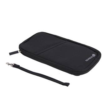 Black Travel Wallet Document Organizer, Family Passport Holder Bag 1 Pcs Set 3