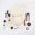 White Travel Makeup Bags Cosmetic Case Organizer Portable Storage Bag 1 Pcs Set
