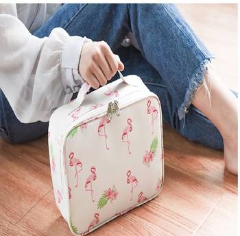 White Travel Makeup Bags Cosmetic Case Organizer Portable Storage Bag 1 Pcs Set 5
