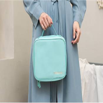 Green Travel Makeup Bags Cosmetic Organizer Portable Storage Bag 1 Pcs Set 2