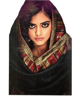Maroon Embroidered Cotton Unstitched Salwar 2
