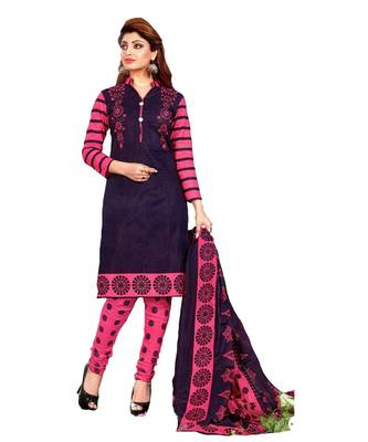 Multicolor Printed Cotton Unstitched Salwar 1
