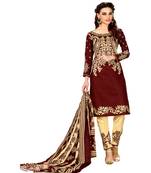 Multicolor Printed Cotton Unstitched Salwar