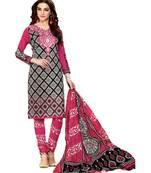 Multicolor Printed Cotton Unstitched Salwar